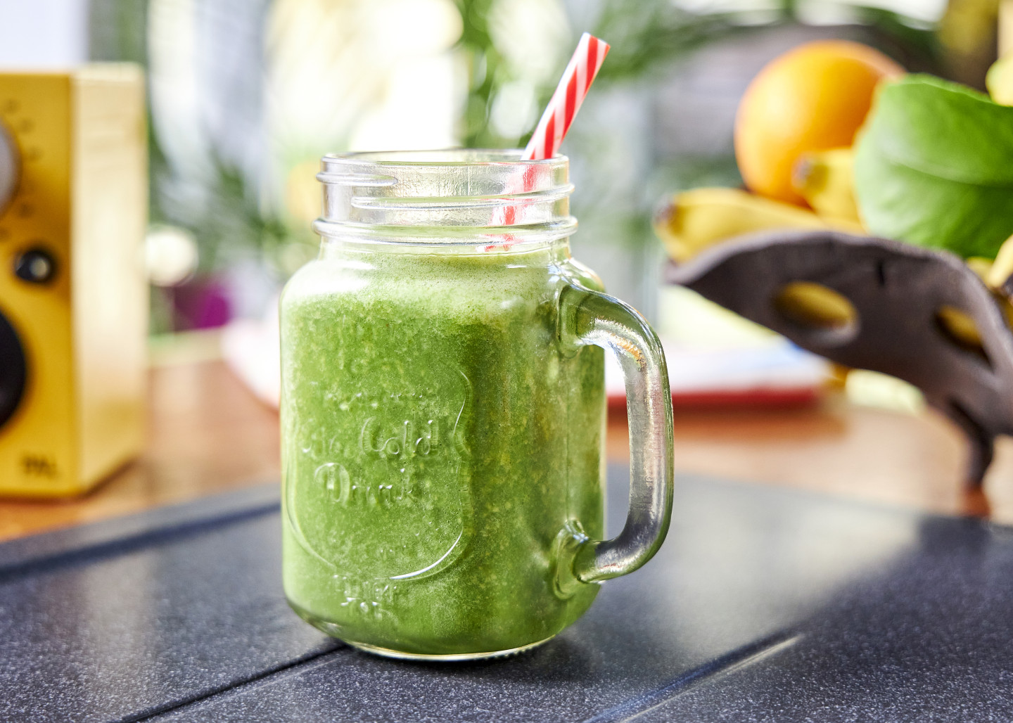 Smoothie με Kale mix, Μπανάνα & Ginger